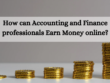 How can Accounting and Finance professionals Earn Money online